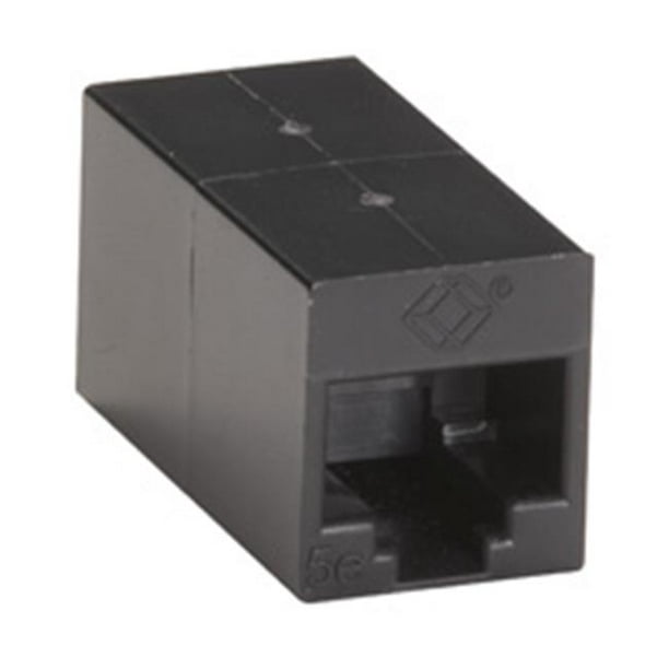 Unshielded 10-Pack Black Box CAT5e Coupler Beige Straight-Pin 